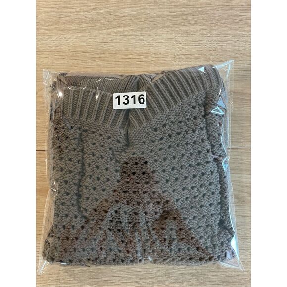 Old Navy Open Knit Cardigan Womens XL Green Boho Layering Sleeveless Sweater - Picture 8 of 8